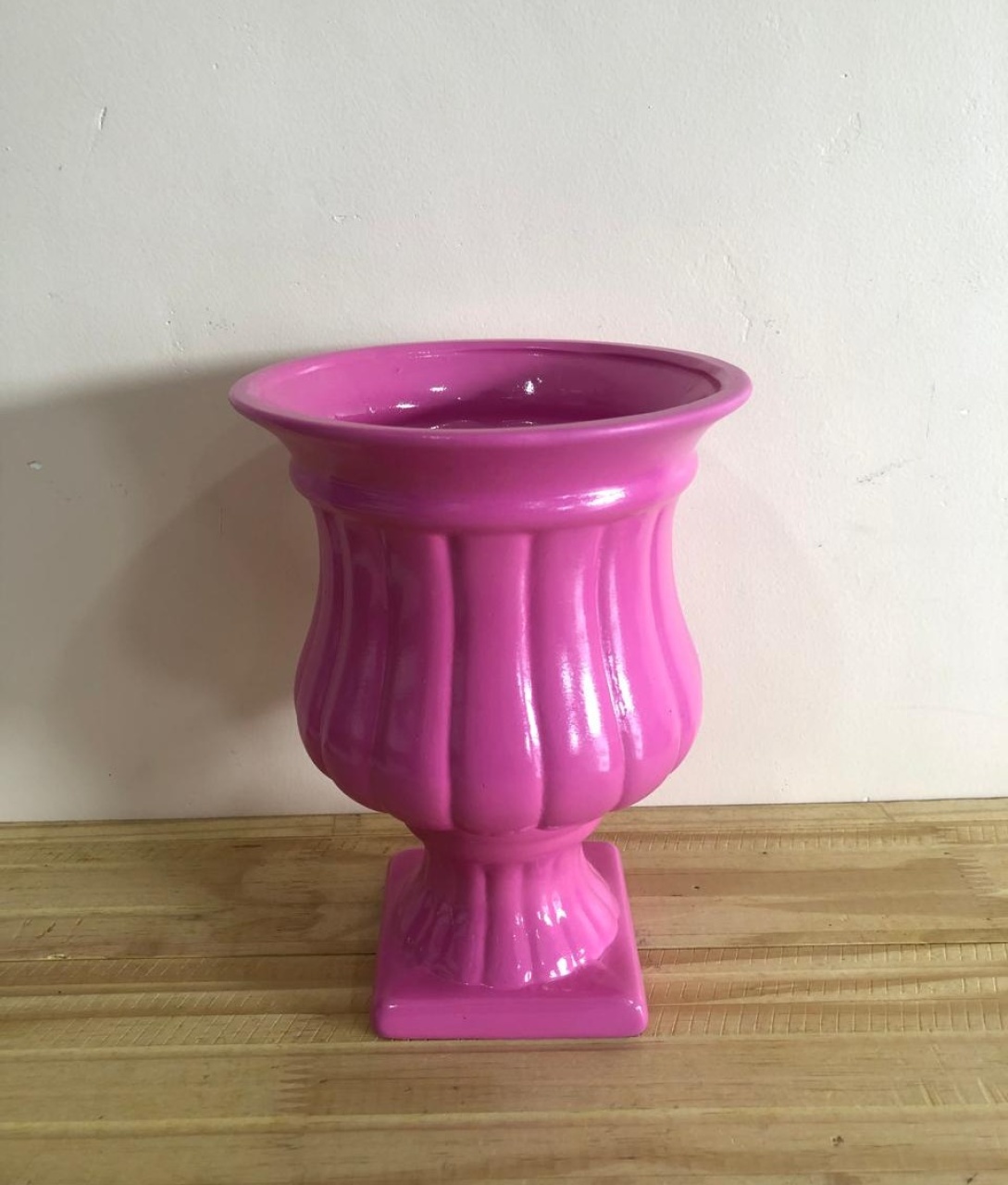 Vaso Roma Cerâmica Pink (20Cm) - Selminha Lokfest