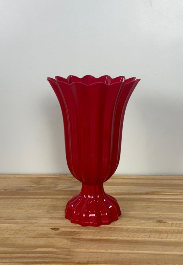 Vaso Popi Pequeno Vermelho (18.5Cm) - Selminha Lokfest