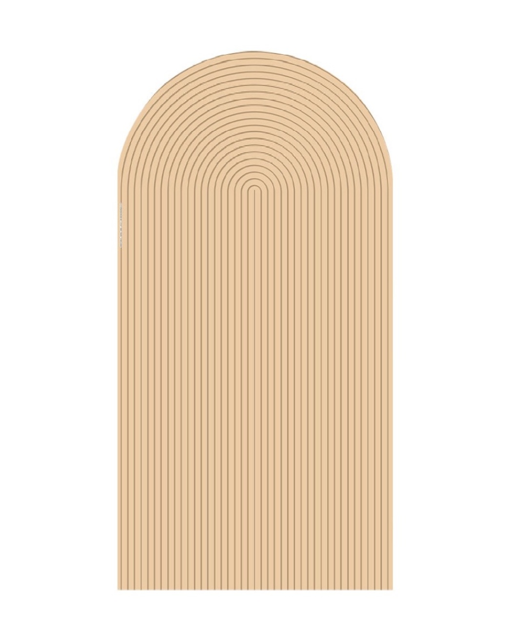 Painel Sublimado Romano Ripado Bege (2X1) - Selminha Lokfest