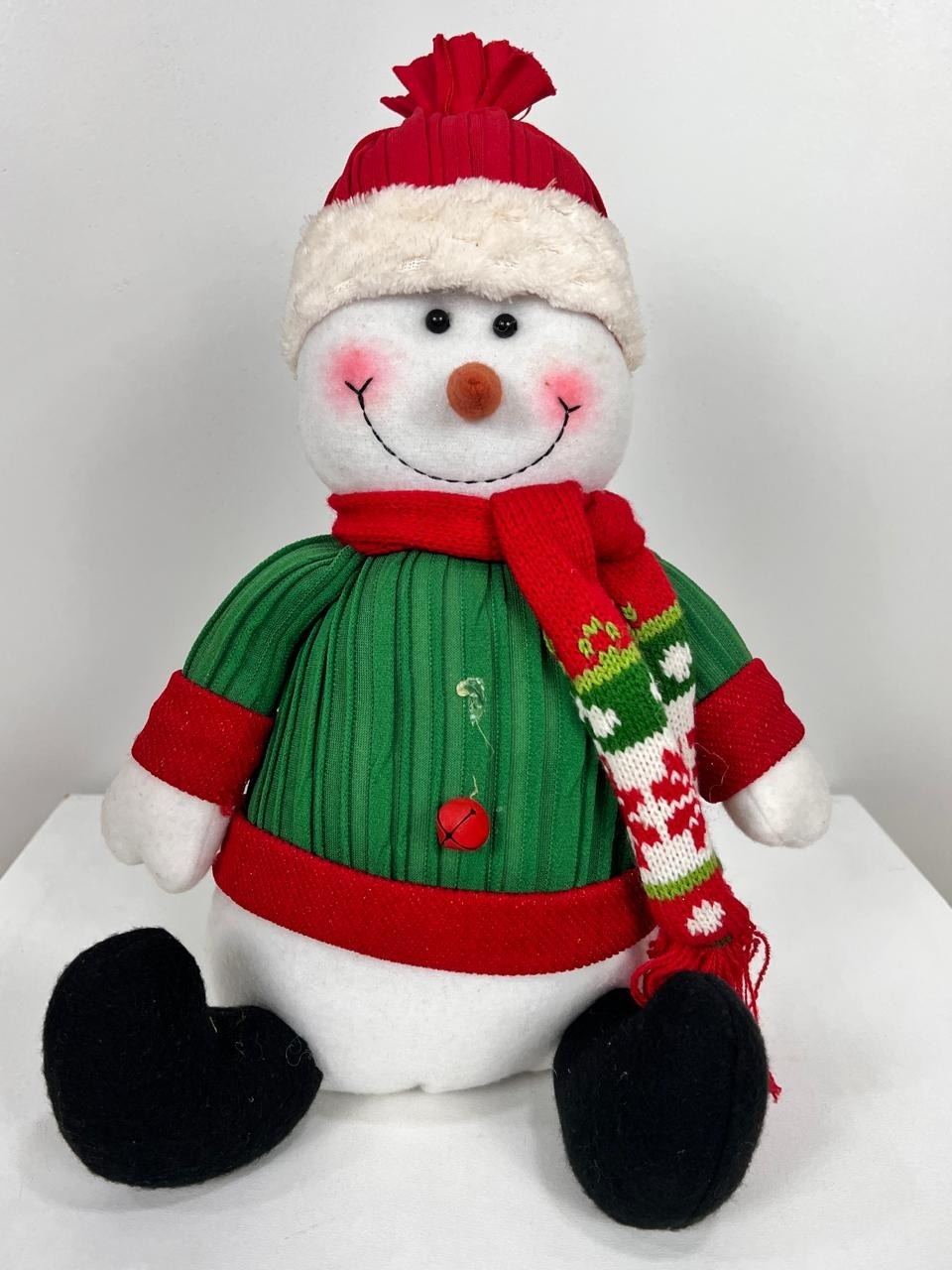 Boneco de Neve Sentado - Selminha Lokfest