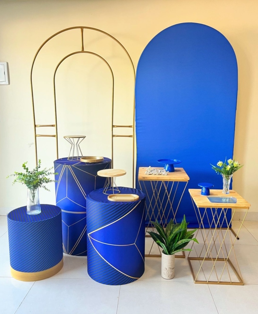 Kit Ouro/ Azul - Andréa Marques Pegue e Monte
