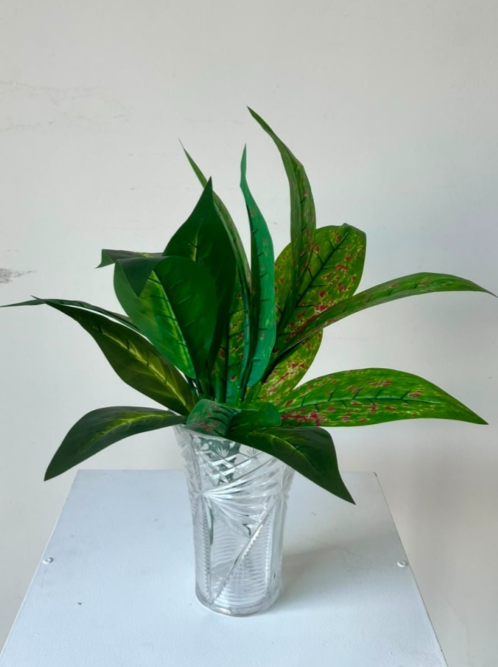 Vaso G Transparente C/Folhagem - Andréa Marques Pegue e Montehttps://loquefacil.com/orders/panel