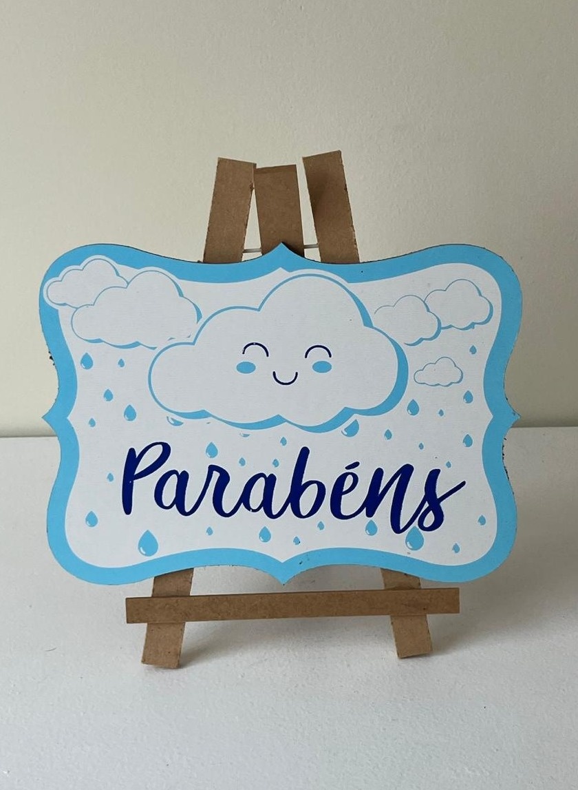 Display Parabens Azul - Andréa Marques Pegue e Monte