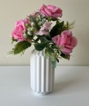 Vaso M Branco C/ Flores - imagem 3