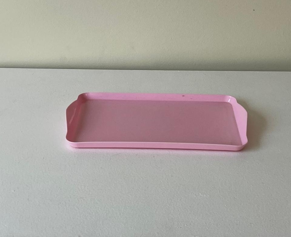Bandeja M Rosa Bebe Baixa - Andréa Marques Pegue e Monte