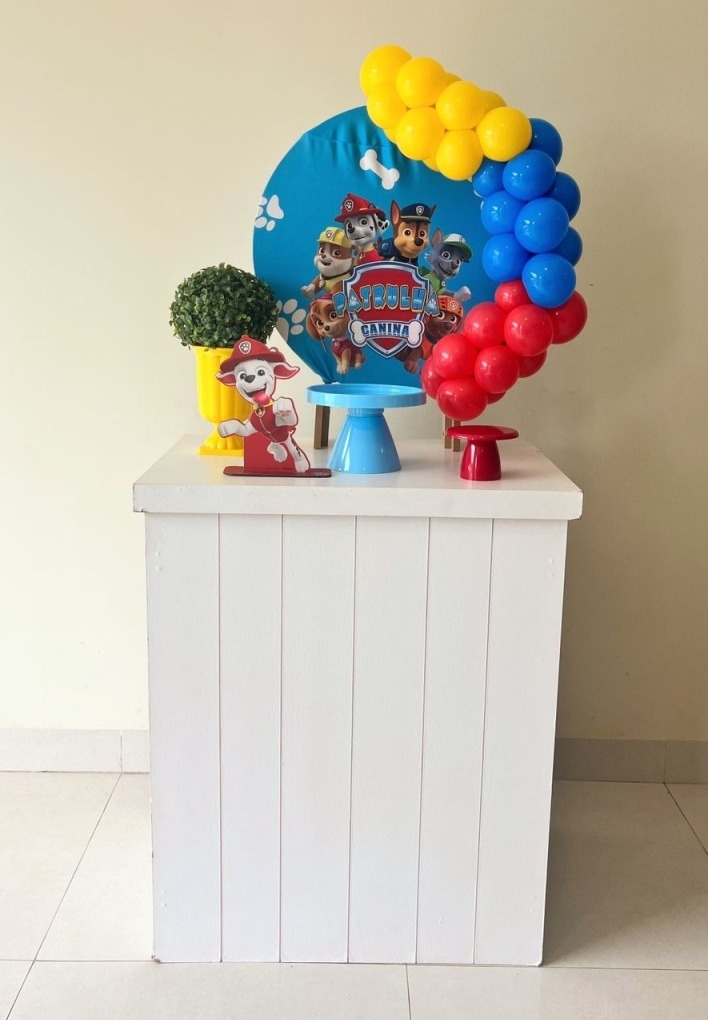 Festa Na Mesa Patrulha Canina  - Andréa Marques Pegue e Monte