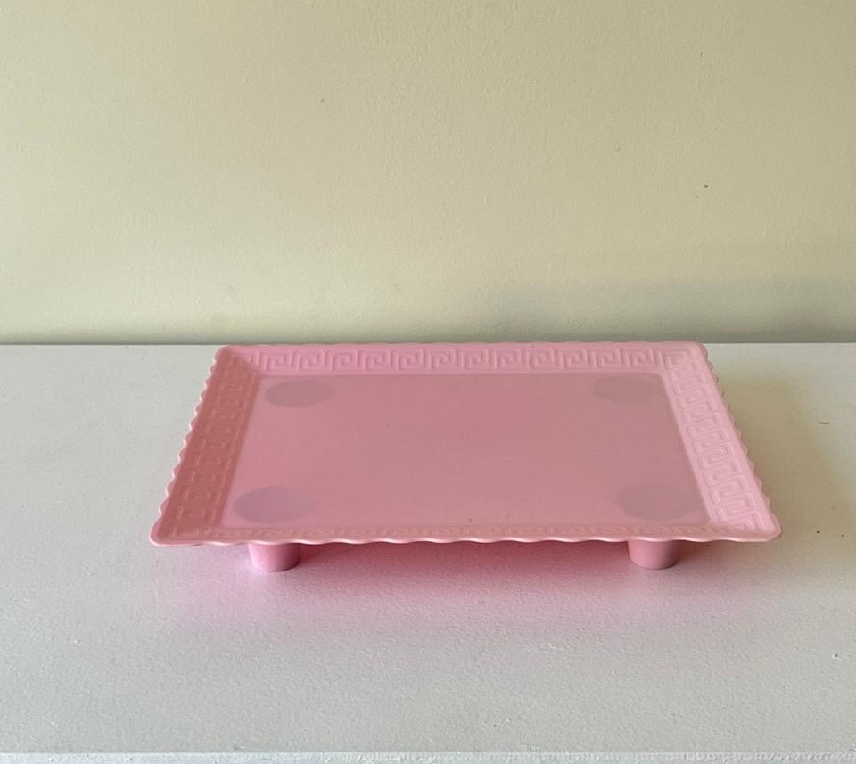 Bandeja M Rosa Bebe Baixa - Andréa Marques Pegue e Monte