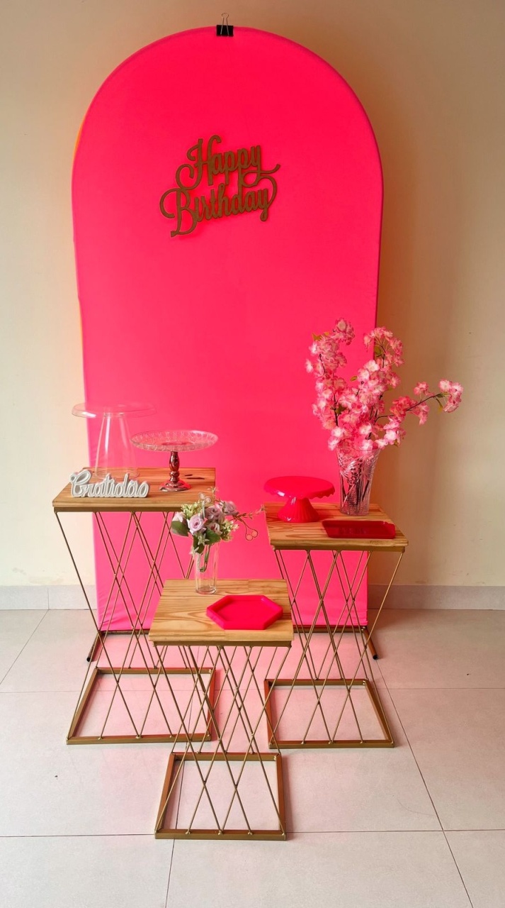 Kit Romano Rosa Pink - Andréa Marques Pegue e Monte