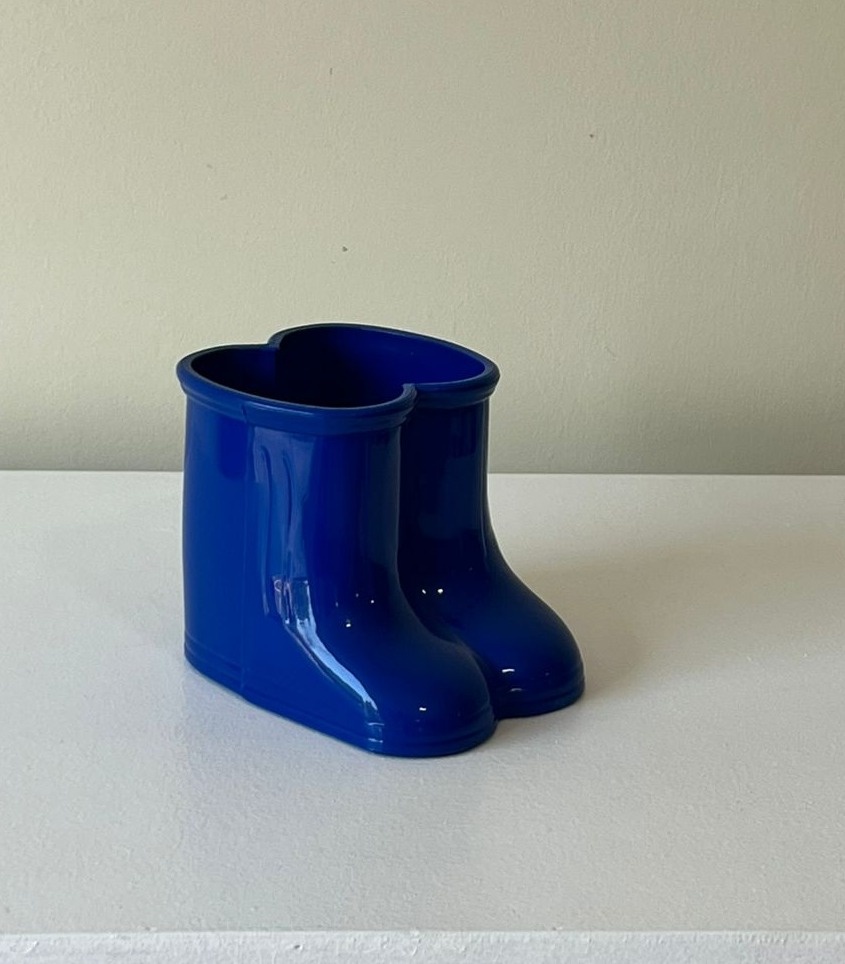 Botinha Azul Royal - Andréa Marques Pegue e Monte