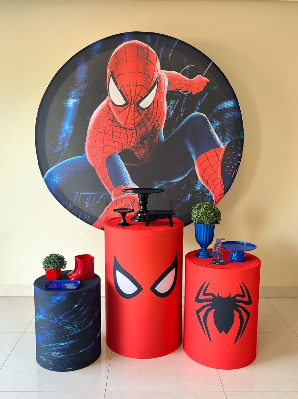 Kit Festa Homem Aranha - Andréa Marques Pegue e Monte