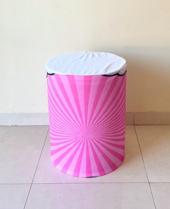 Tecido Cilindro Rosa M - Andréa Marques Pegue e Montehttps://loquefacil.com/orders/panel