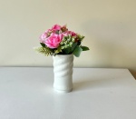 Vaso M Branco C/ Flores - imagem 2