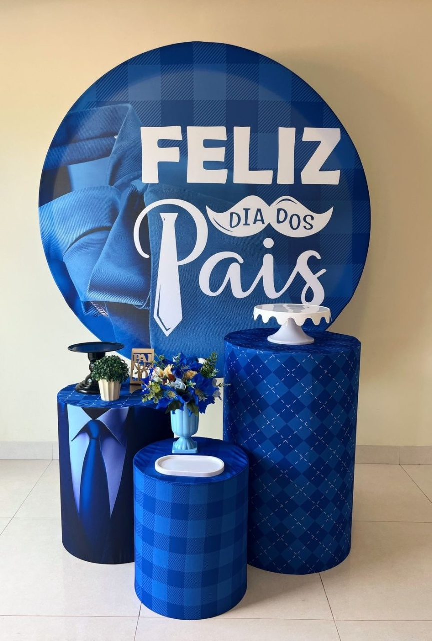 Dia dos Pais Azul - Andréa Marques Pegue e Monte