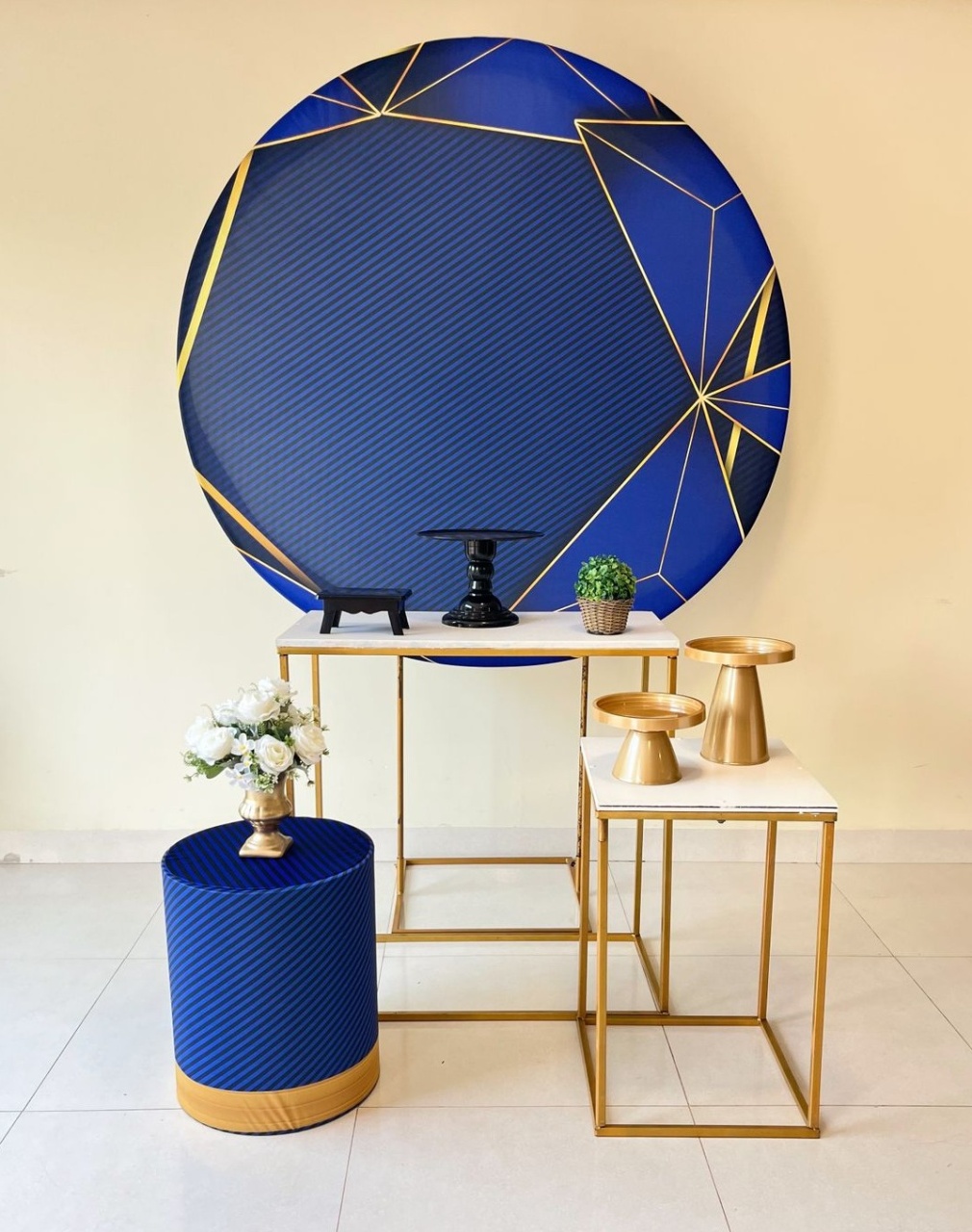 Kit Azul E Dourado - Andréa Marques Pegue e Monte