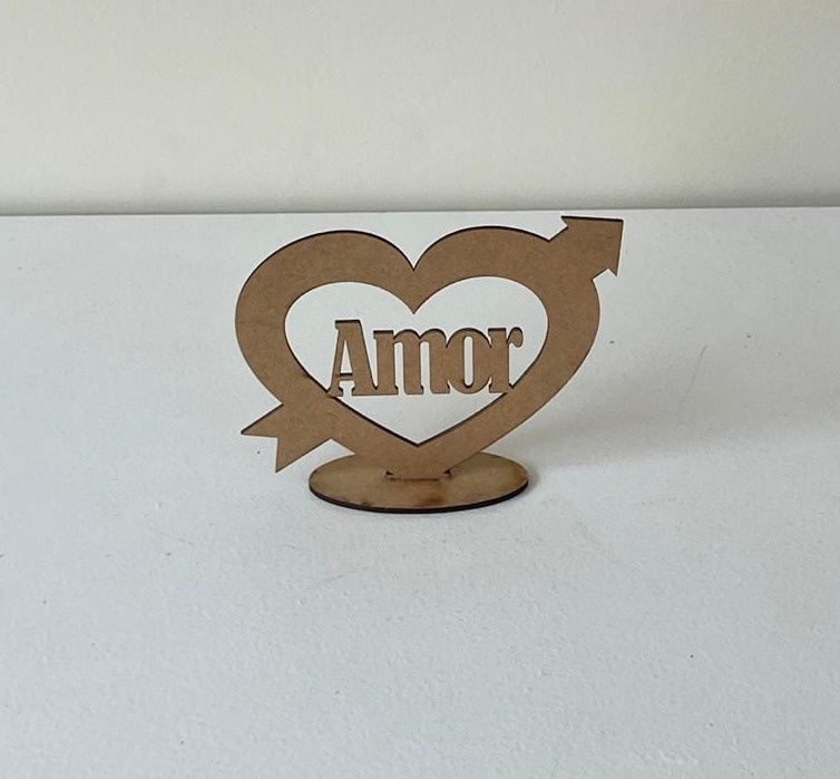 Display Coração Amor - Andréa Marques Pegue e Monte