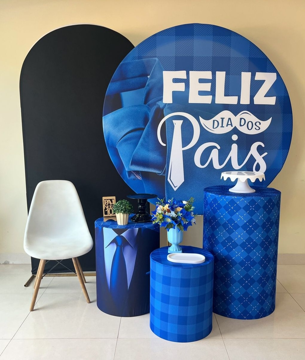 Big Dia dos Pais Azul - Andréa Marques Pegue e Monte