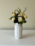 Vaso M Branco C/ Flores - imagem 1