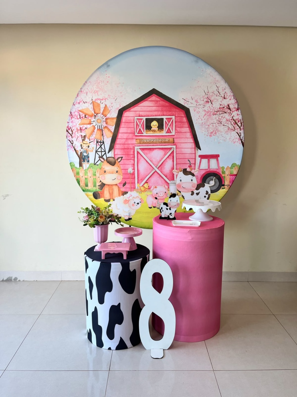 Kit Bolinho Fazendinha Rosa - Andréa Marques Pegue e Montehttps://loquefacil.com/orders/panel