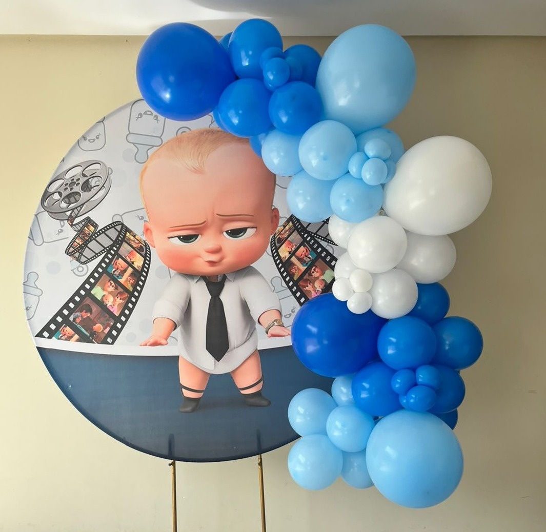 Arco de Balão M 1,50 Cm Orgânico - Andréa Marques Pegue e Monte