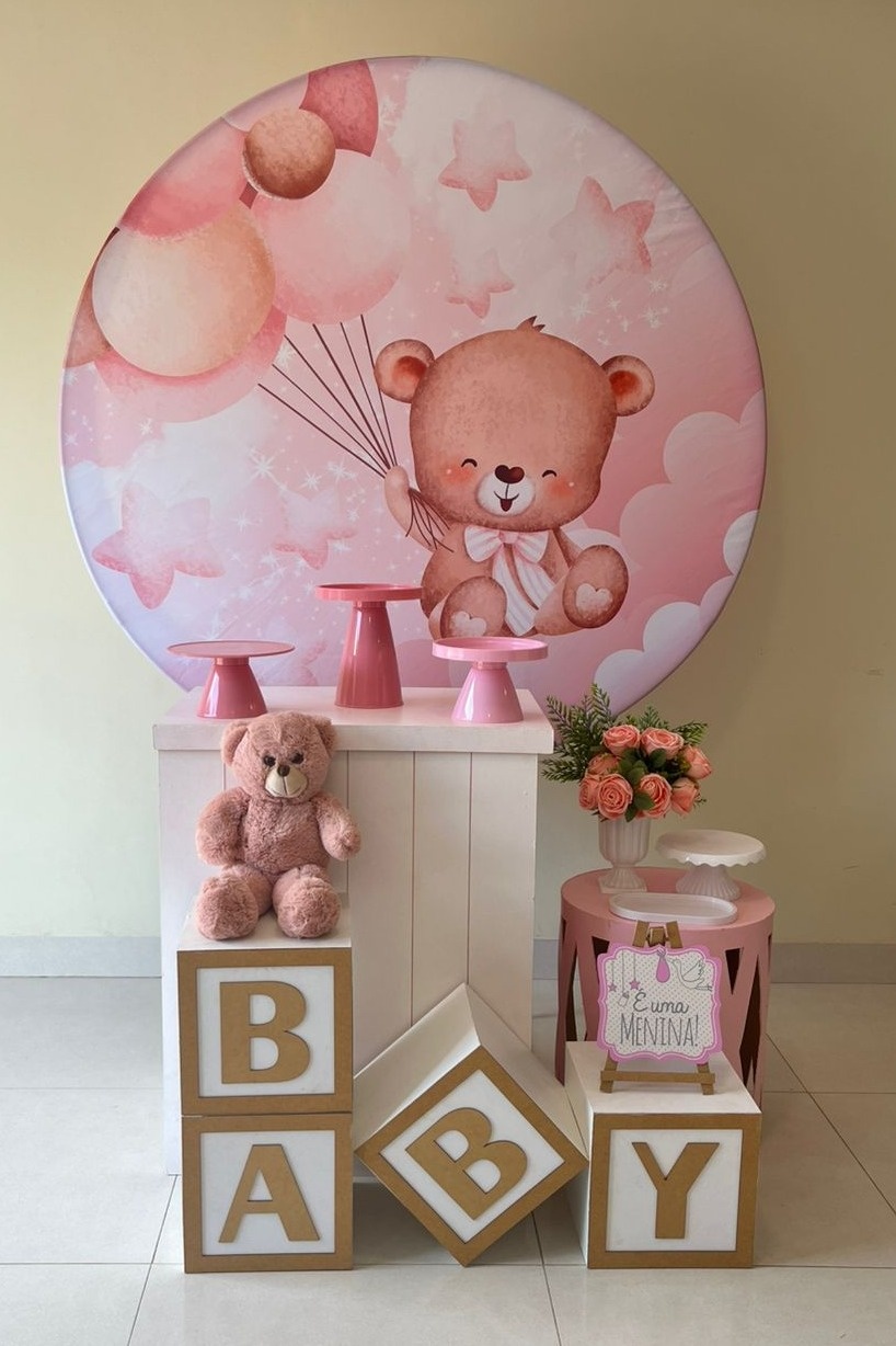 Chá de Bebê Rosa 2 - Andréa Marques Pegue e Monte