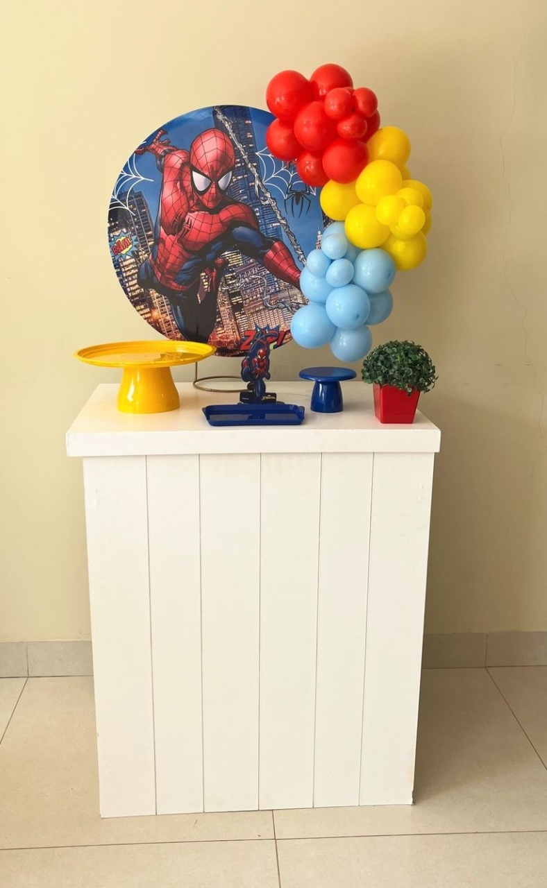 Festa Na Mesa Homem Aranha - Andréa Marques Pegue e Monte