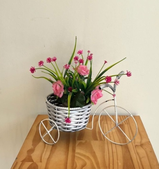 Bicicleta Com Flores - Andréa Marques Pegue e Monte