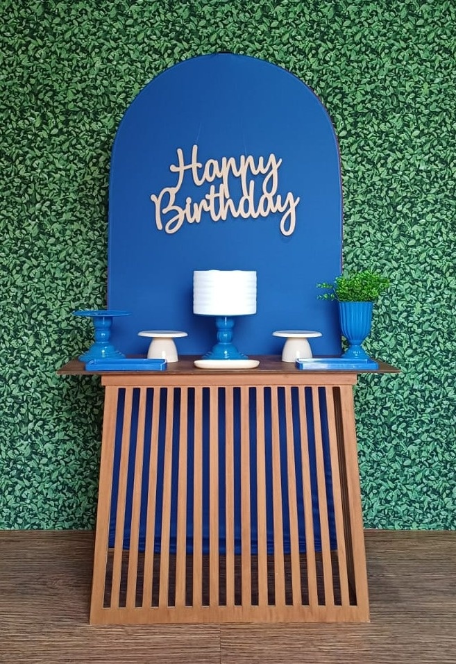 Kit Happy Birthday Azul - TUDO É FESTA PEGUE E MONTE
