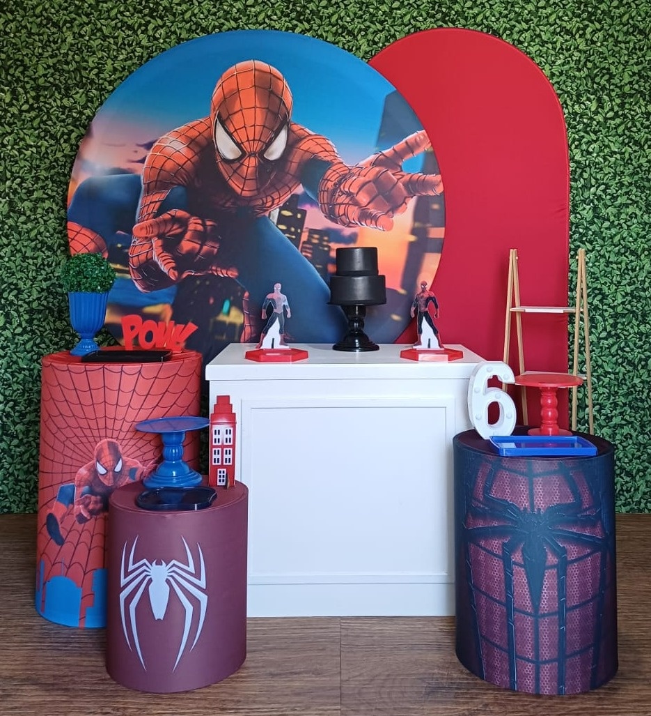 Kit Rubi Homem Aranha - TUDO É FESTA PEGUE E MONTE