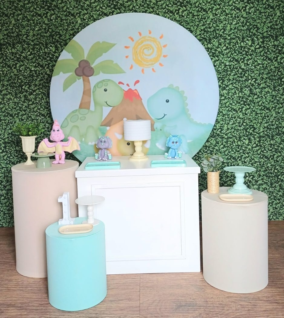 Kit Diamante Dinossauro Baby - TUDO É FESTA PEGUE E MONTE