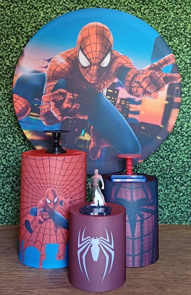 Kit Prata Homem Aranha - TUDO É FESTA PEGUE E MONTE