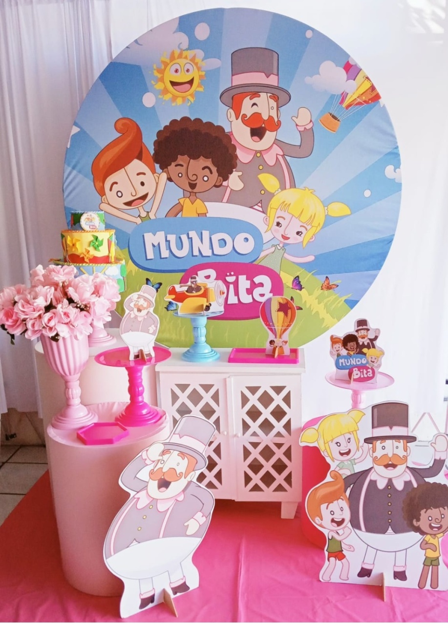 Mundo Bita Rosa 1 - Cia da Festa