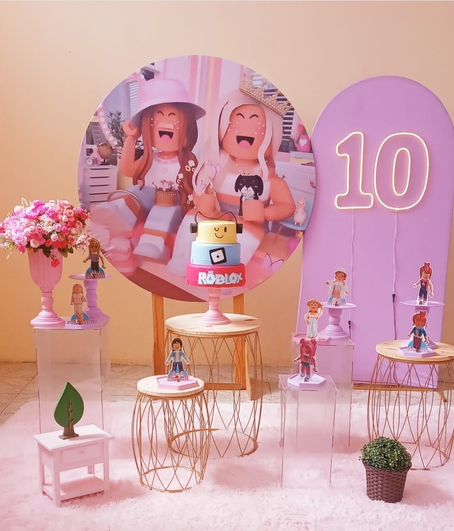 Roblox Rosa 1 - Cia da Festa