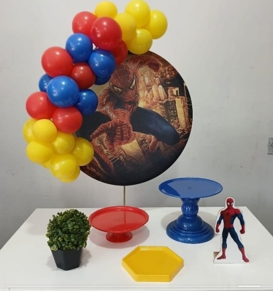 Homem Aranha Mini Kit - Up festas pague e monte 