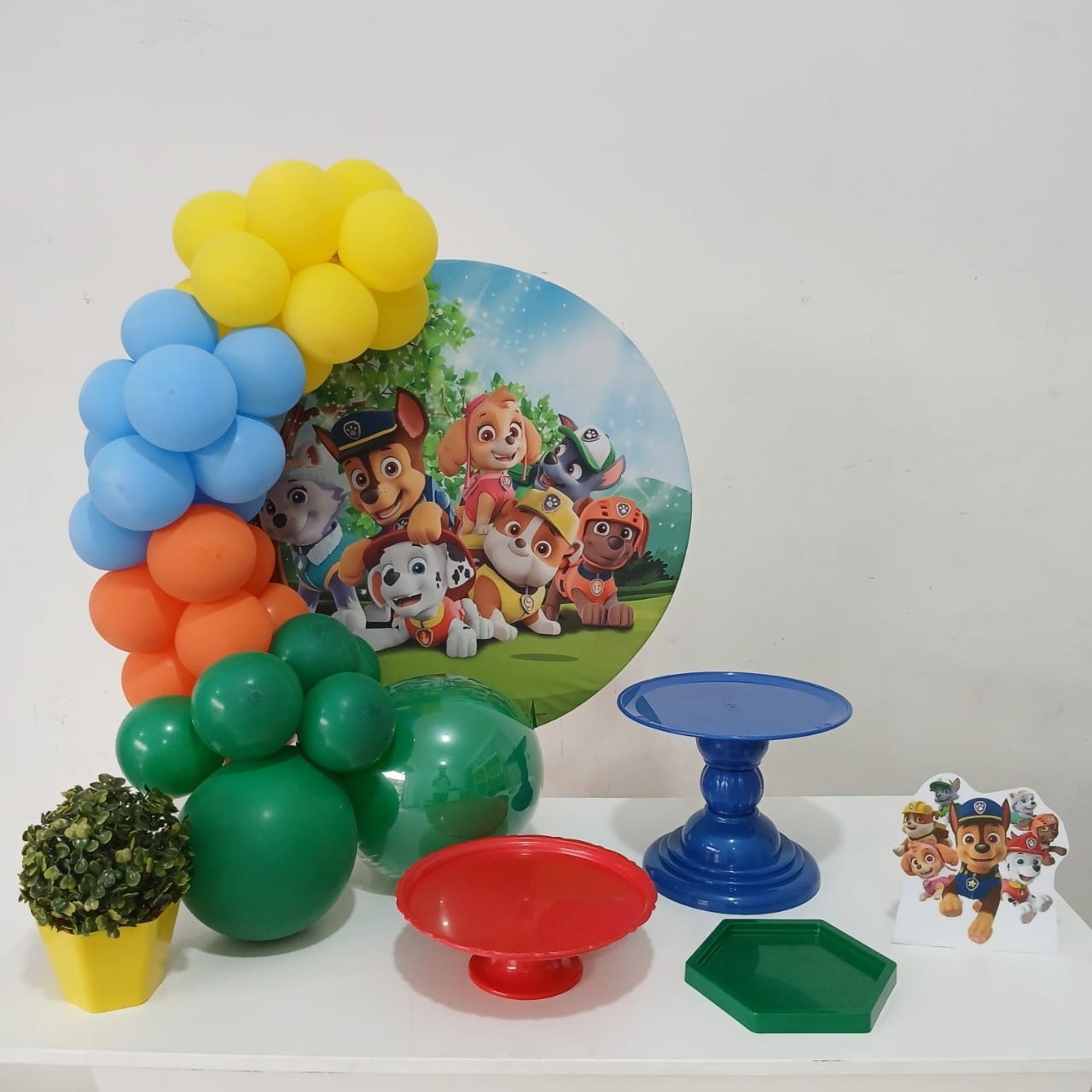 Patrulha Canina Mini Kit Encanto - Up festas pague e monte 