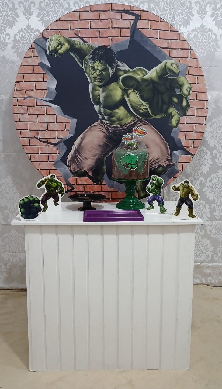 Hulk Bronze - Up festas pague e monte 