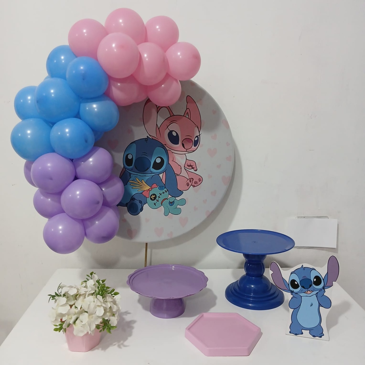 Stitch Angel Mini Kit - Up festas pague e monte 
