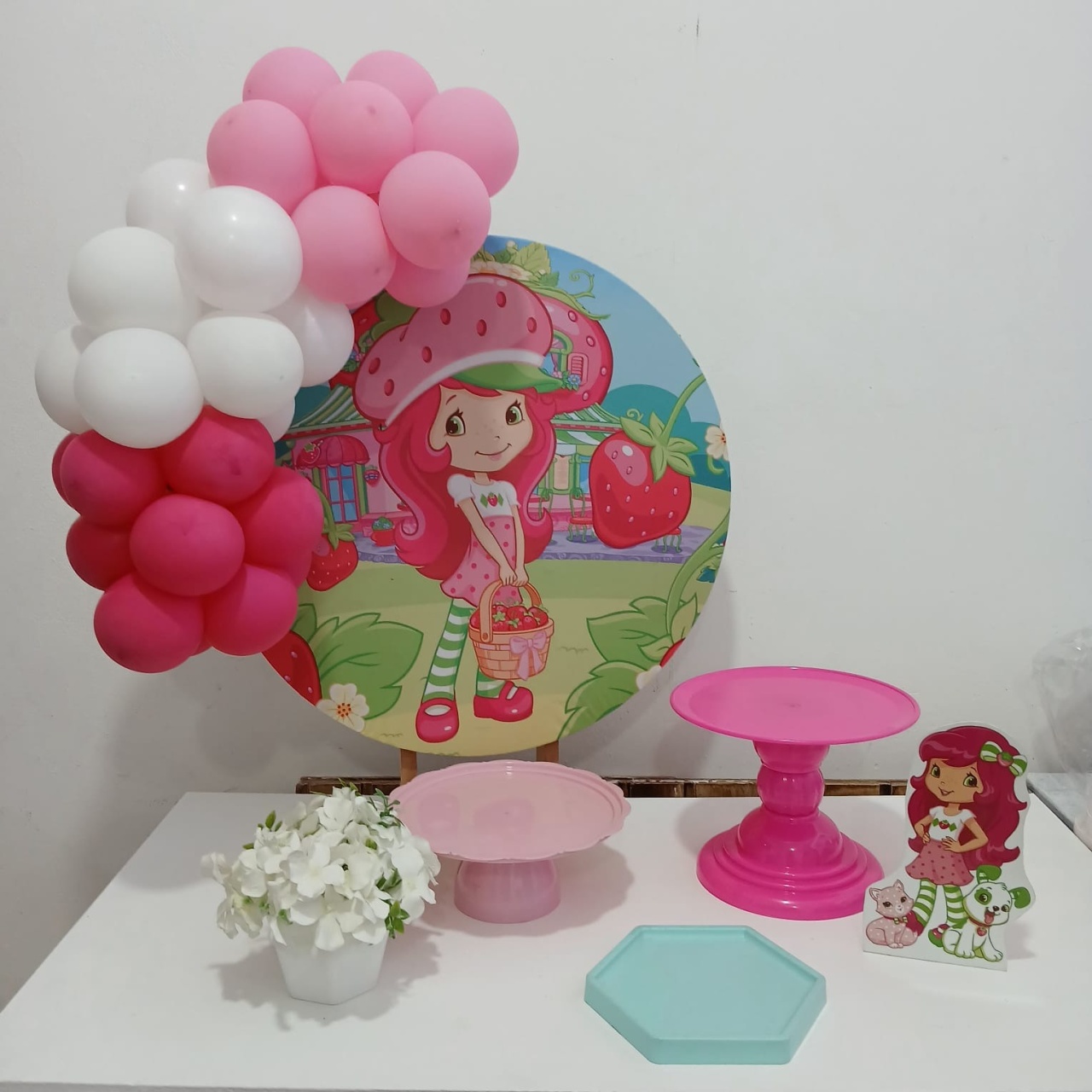  Moranguinho Mini Kit - Up festas pague e monte 