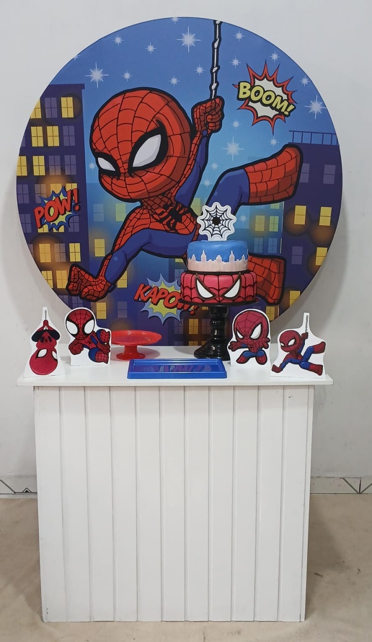 Homem Aranha Cute Bronze  - Up festas pague e monte 