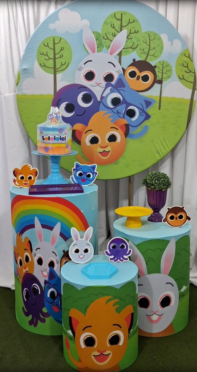 Bolofofos Menino Prata - Up festas pague e monte 