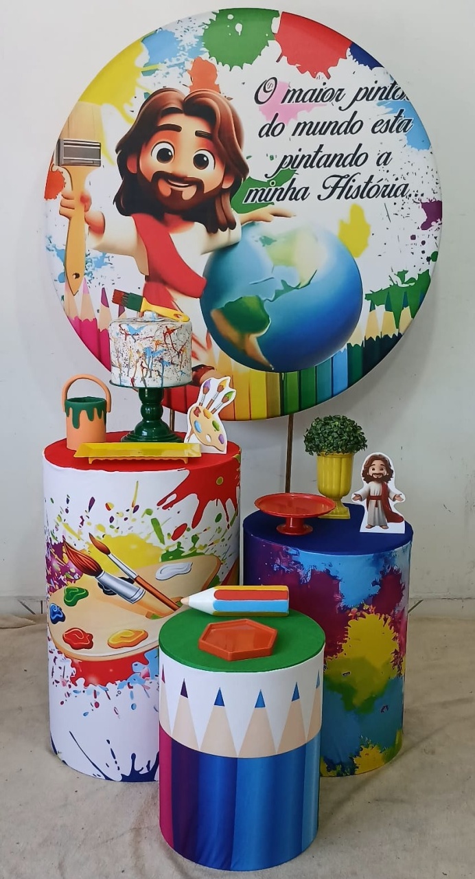  O Maior Pintor Do Mundo Prata - Up festas pague e monte 