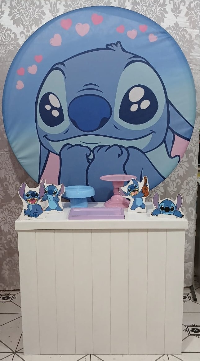 Stitch Bronze - Up festas pague e monte 