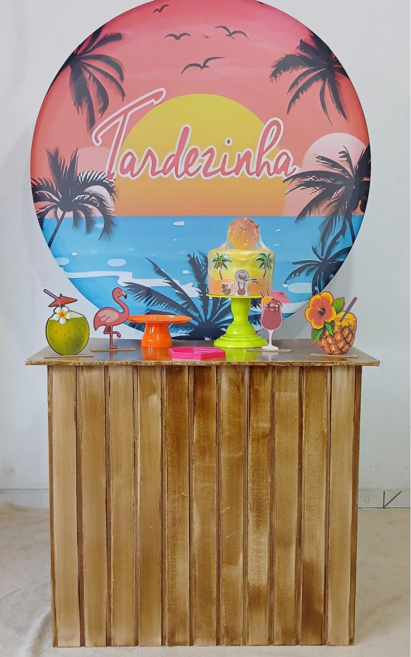 Tardezinha Bronze - Up festas pague e monte 