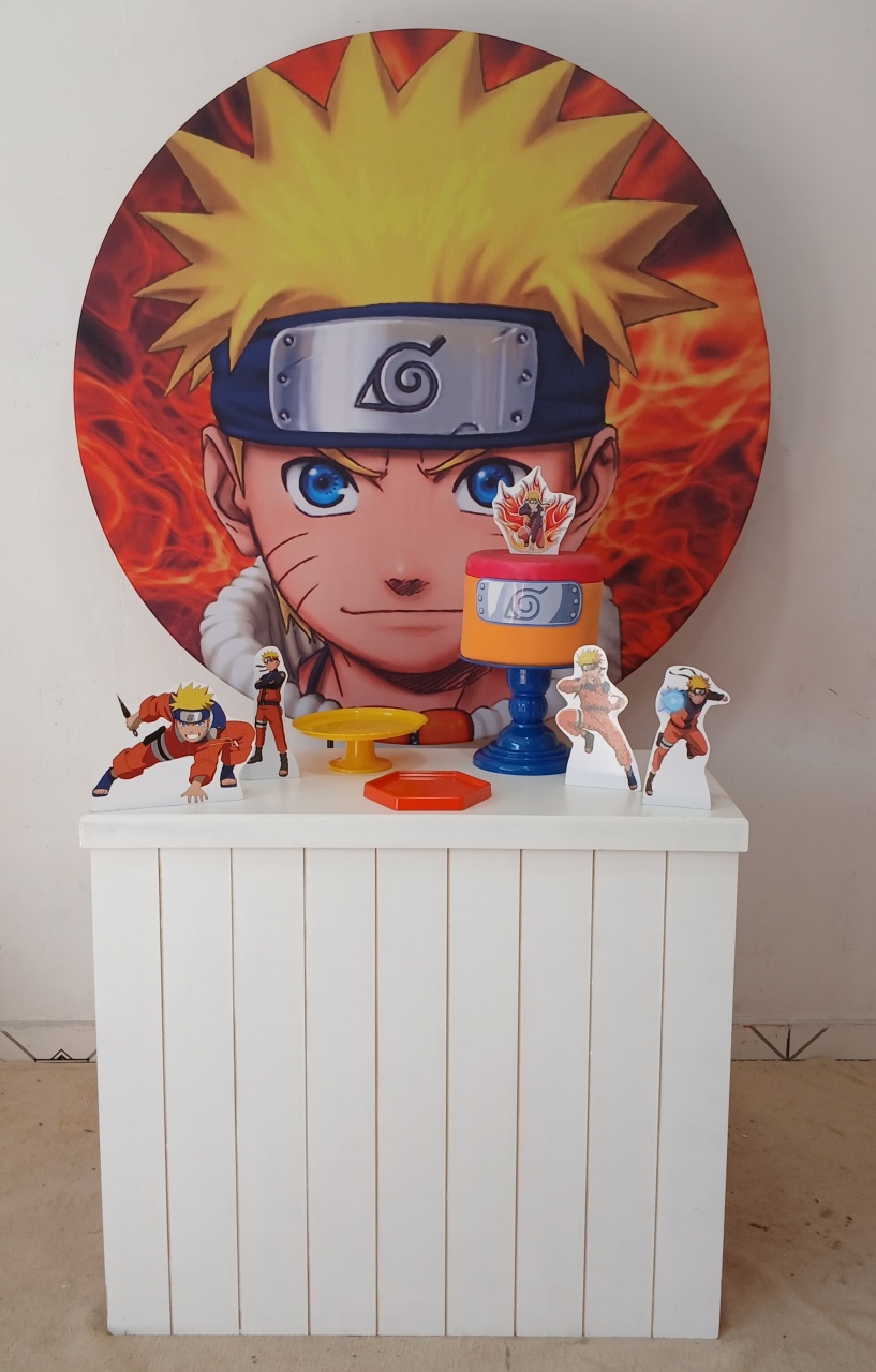 Naruto Bronze - Up festas pague e monte 