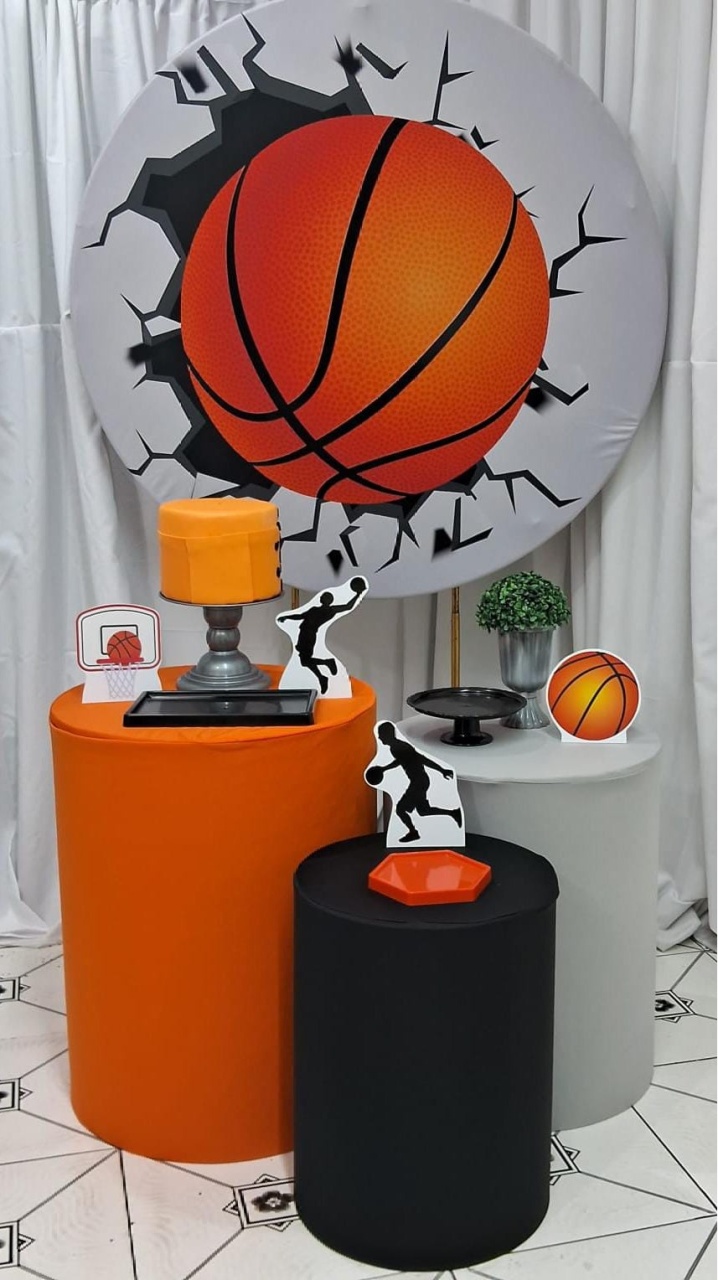Basquete Prata - Up festas pague e monte 