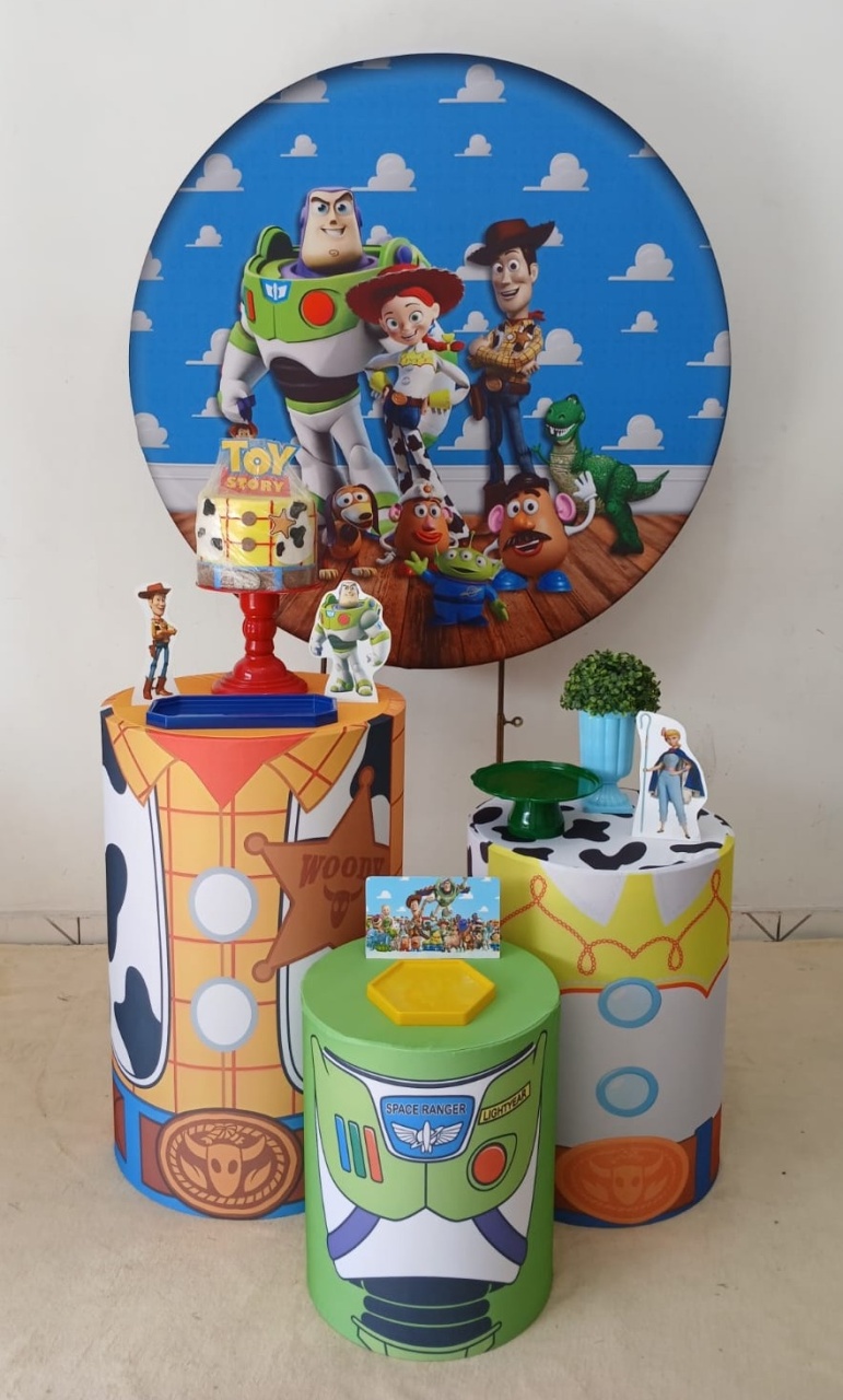 Toy Story Prata - Up festas pague e monte 