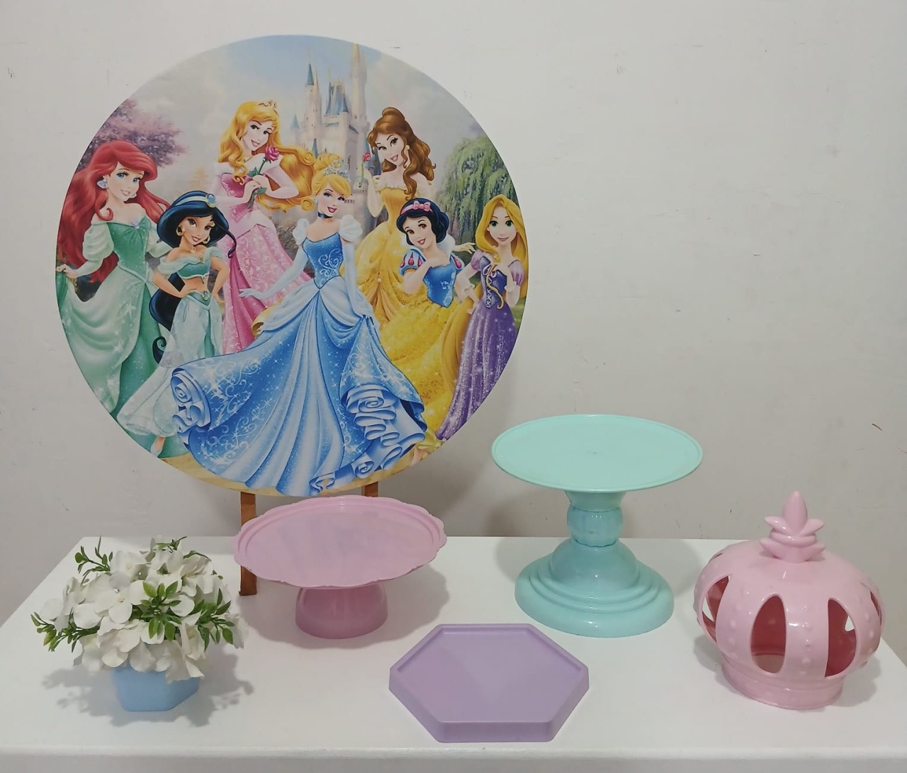 Princesas Mesa Essencial - Up festas pague e monte 