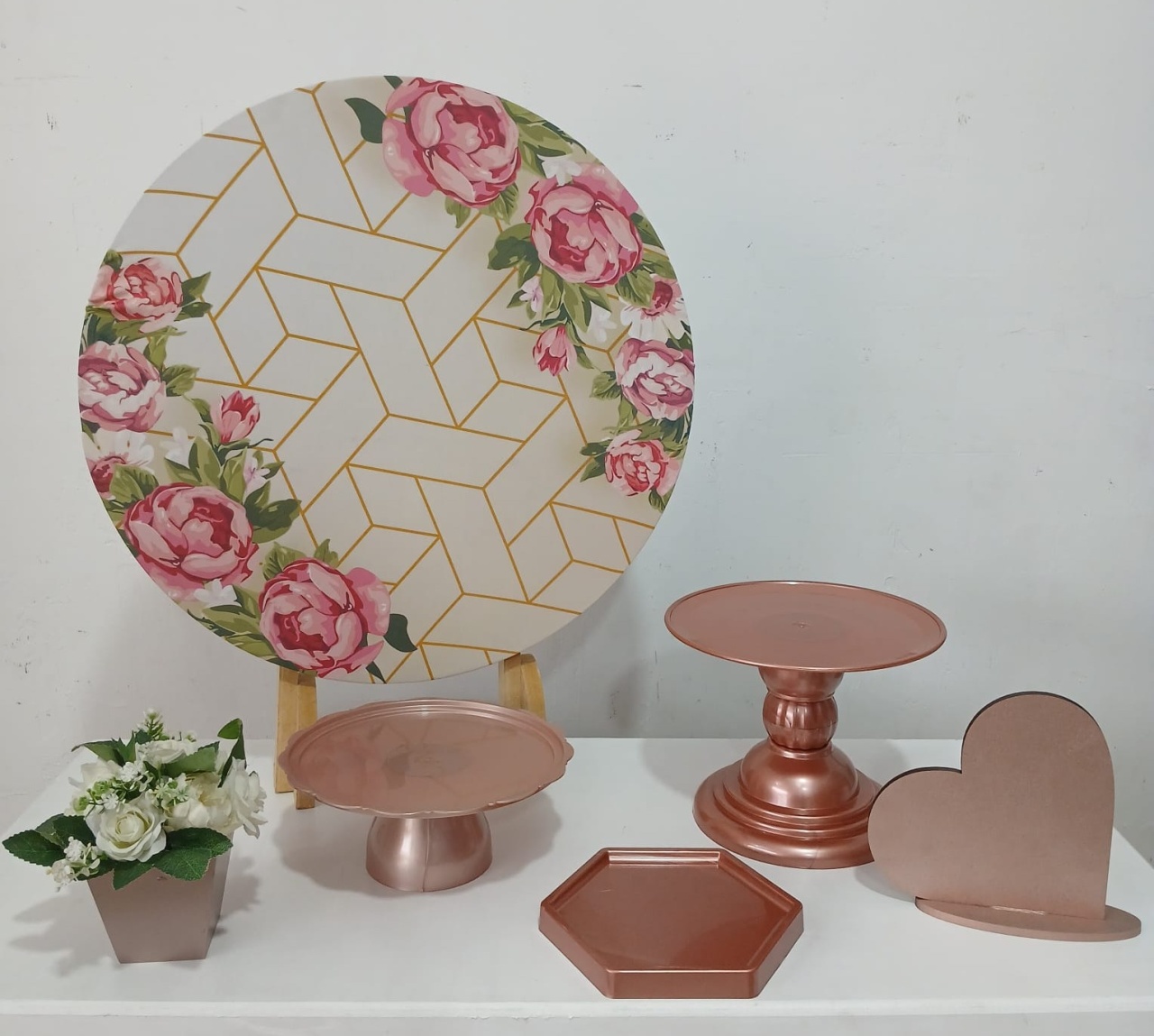  Floral Rose Mini Kit  - Up festas pague e monte 