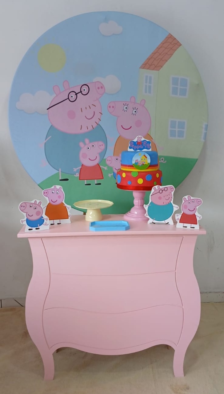 Peppa Pig Bronze  - Up festas pague e monte 