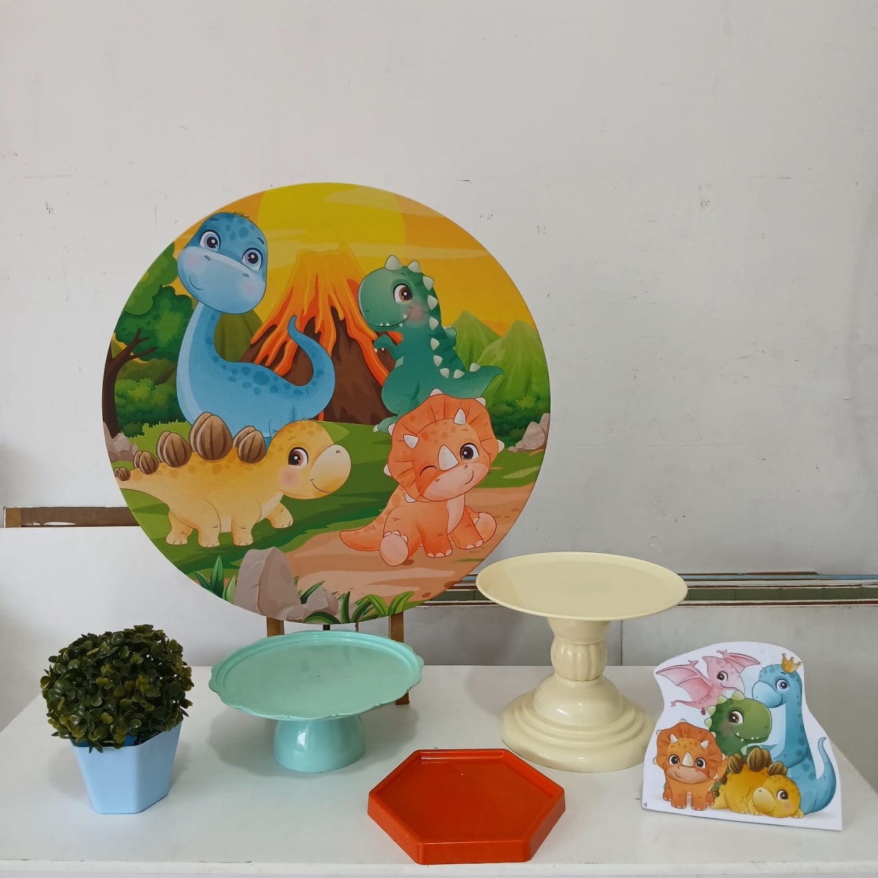 Mesa Dino Baby  - Up festas pague e monte 