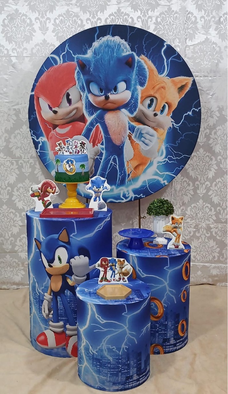 Sonic 2 Prata - Up festas pague e monte 